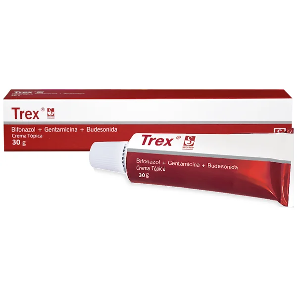 Trex Bifonazol + Gentamicina + Budesonida 1G/0,1g/0,02g Siegfried Crema Tubo X 30 Gr