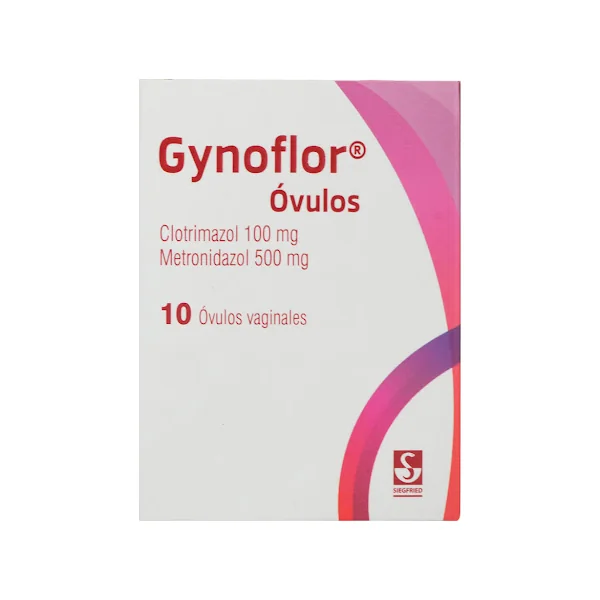 Gynoflor Ovulos Clotrimazol + Metronidazol 100/500Mg Siegfried Caja X 10 Óvulos