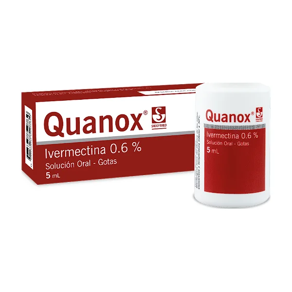 Quanox Ivermectina 0.6% Siegfried Frasco X 5 Ml