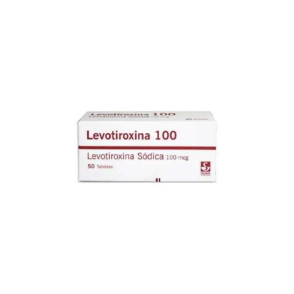 Levotiroxina 100 MG Siegfried Caja X 50 Tabs