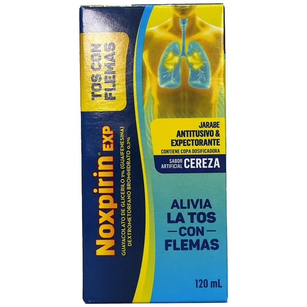 Noxpirin Exp (10+100)Mg/5Ml(0.2+2)% Jbe Fco X 120Ml Cereza