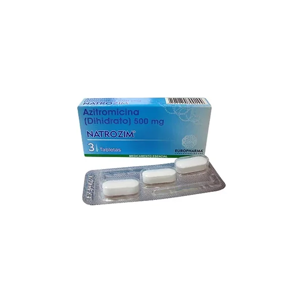Natrozim 500 MG (Azitromicina) Caja X 3 Tabs