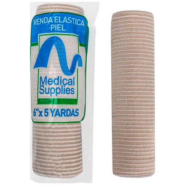 Venda Elastica Piel 6X5 (PAQ X3) Medsup Paquete X 3