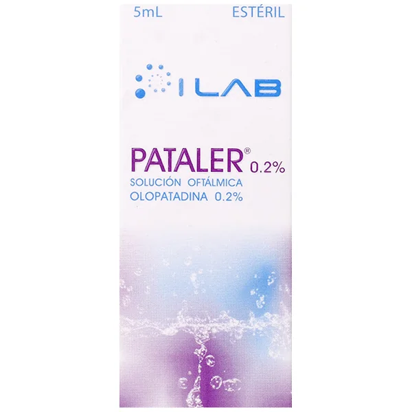 Pataler Olopatadina 0.2% Solución Oftálmica Ilab Frasco X 5 Ml