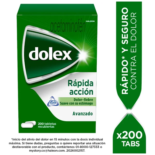 Dolex Avanzado 500Mg Tableta Recubierta Blíster Por 10