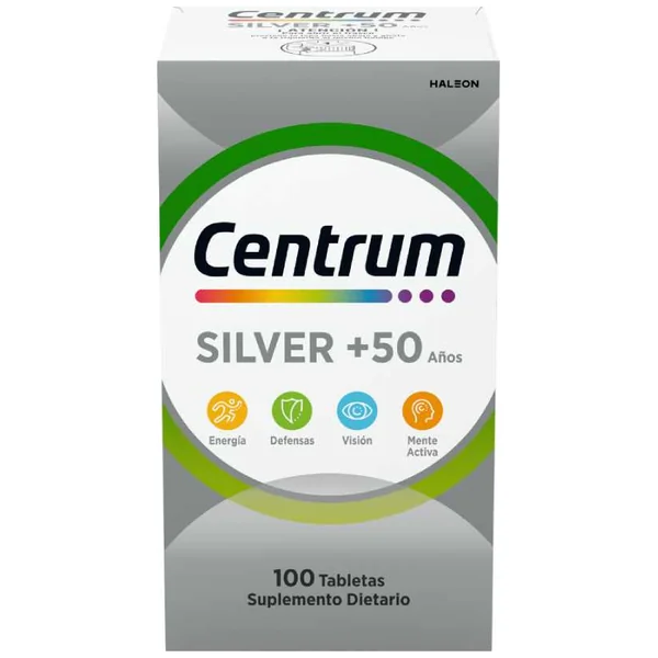 CENTRUM SILVER 50 ANOS 100 TABLETAS
