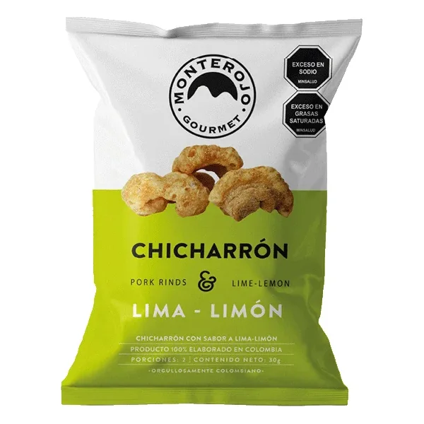 Pasab. Chicharron Monterojo Lima-limon X30G
