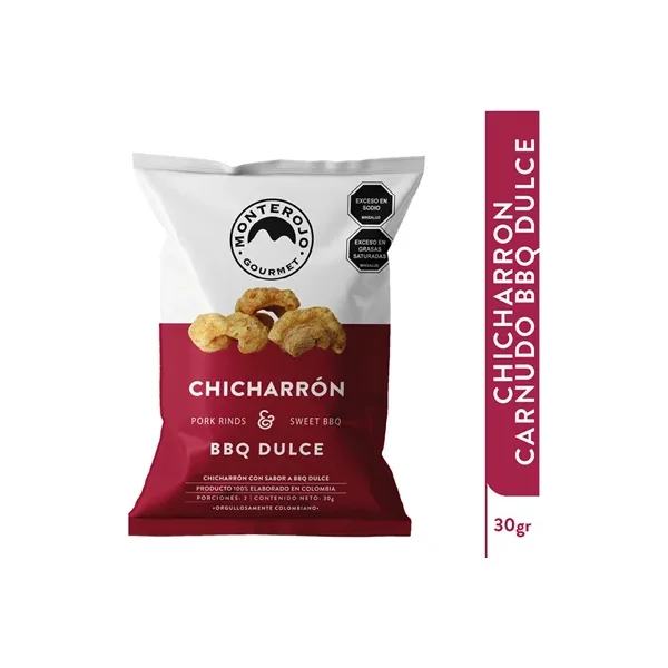 Pasab. Chicharron Monterojo BBQ Dulce X 30 GR