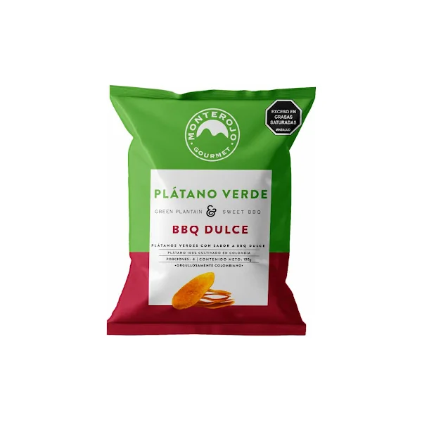 Platanos Verdes Monterojo Bbq Dulce X 100 Gr