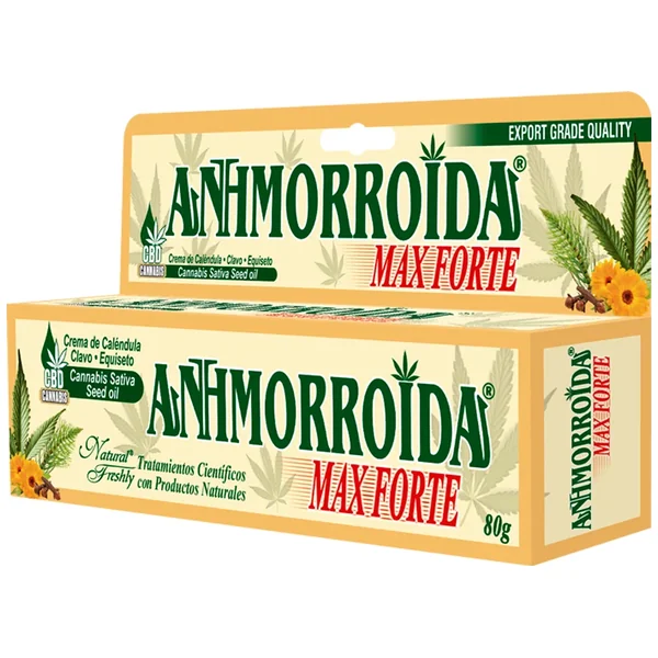 Crema Anhmorroida Max Forte Tubo Por 80Gr
