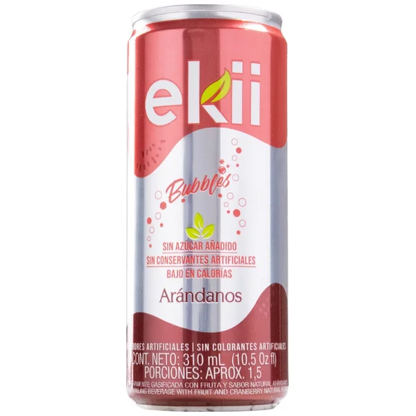 Soda Ekii Bubbles Arándanos Lata X 310 Ml