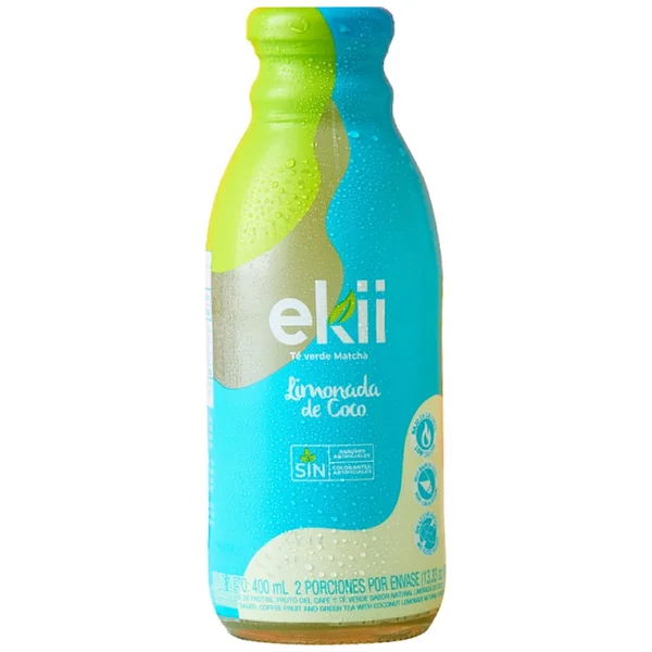 Té Ekii Limonada De Coco Y Matcha Botella X 400 Ml