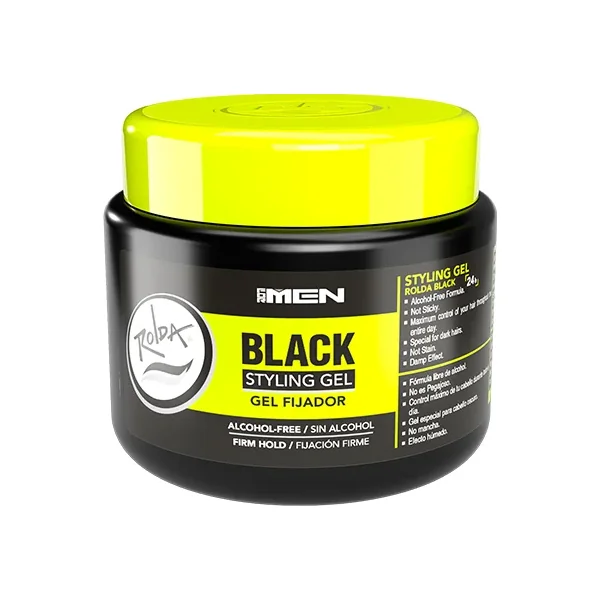 GEL Rolda Fijador Black FCO X 120 GR