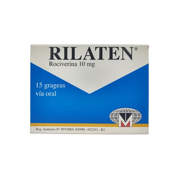 Rilaten Rociverina 10 Mg Menarini Caja X 15 Grageas