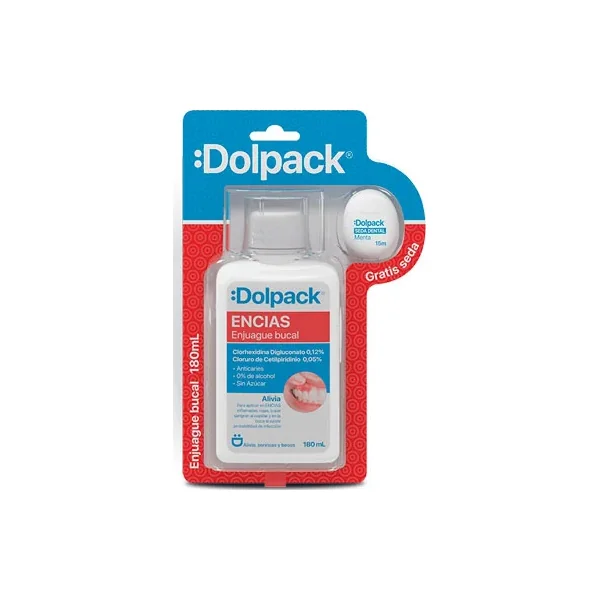 Enjuague Dolpack Encias GTS Seda FCO X 180 ML