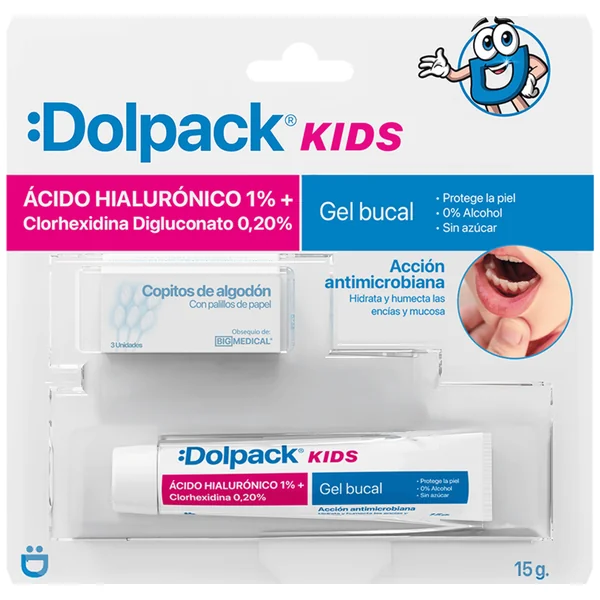 GEL Bucal Hidratante Dolpack Kids Acido Hialuronico