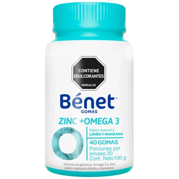 BENET GOMAS ZINC OMEGA 3 FCO X 40 UNDS