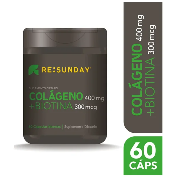 COLAGENO +BIOTINA RESUNDAY FCO X 60 CAPS