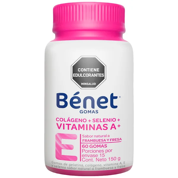 Benet Gomas Colágeno Biotina Vitamina E x 60 und