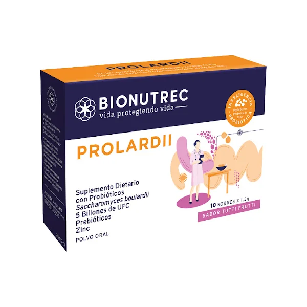 Prolardii Saccharomyces Boulardii Tutti Frutti Bionutrec Caja X 10 Sobres