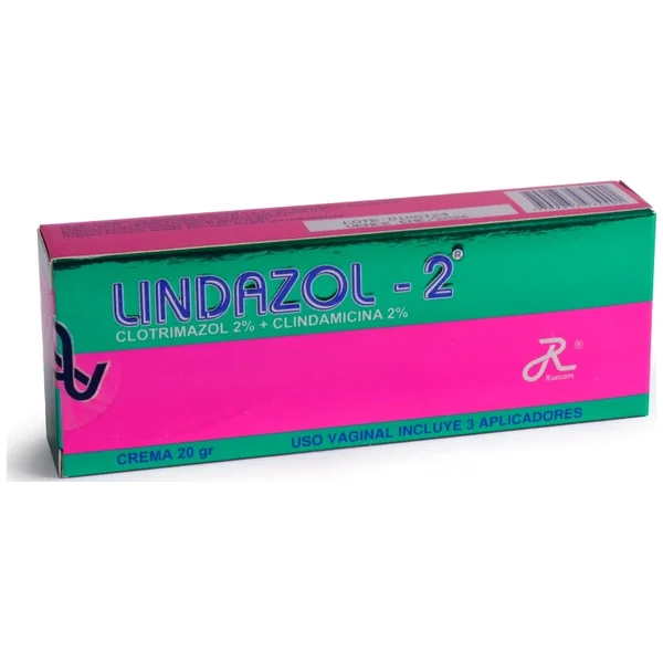 Lindazol-2 (2+2)% Crema Vaginal Tubo X 20Gr