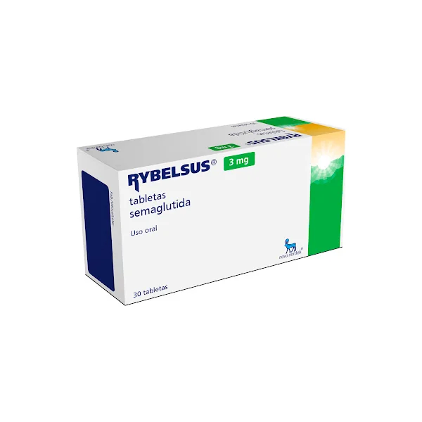 Rybelsus Semaglutida 3 Mg Novo Nordisk Caja X 30 Tabletas
