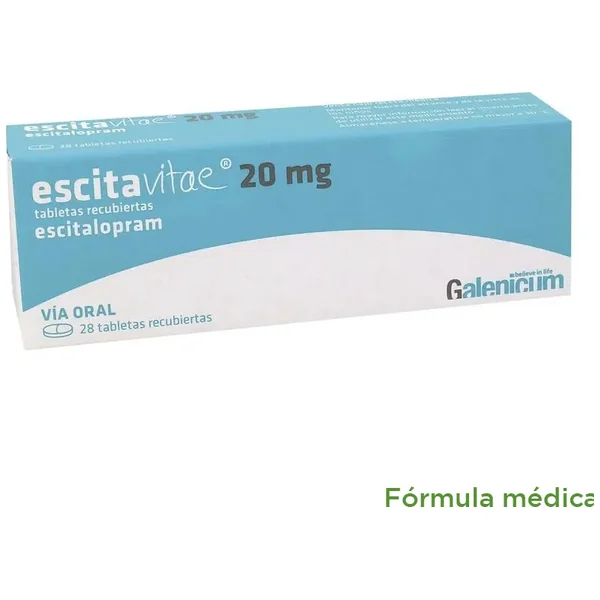 Escitavitae 20Mg Tabletas Recubiertas Caja X 28