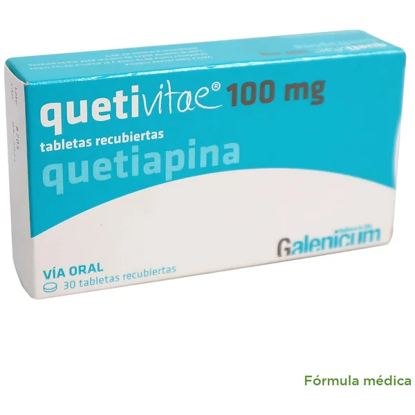 Quetivitae 100Mg Tabletas Recubiertas Caja X 30
