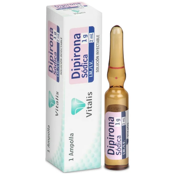 Dipirona Sódica 1Gr/2ml Vitalis X 1 Ampolla