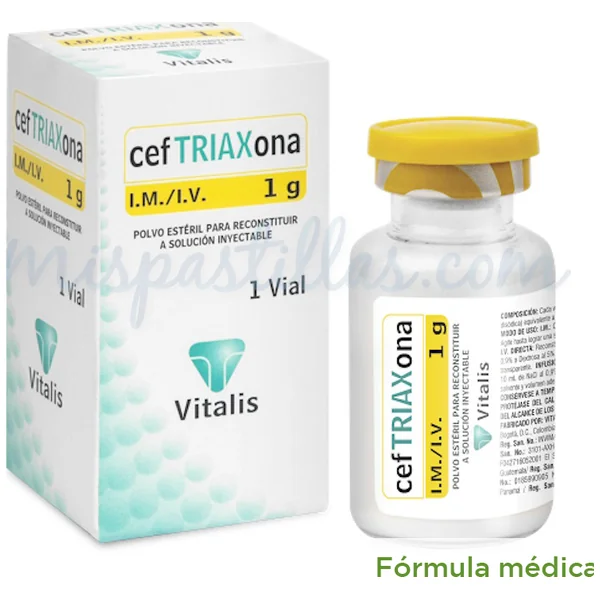 CEFTRIAXONA 1 G 10 AMPOLLAS VT