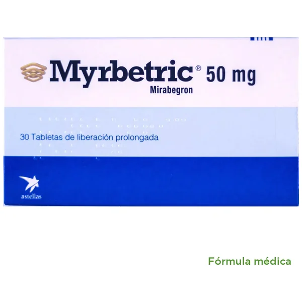 Myrbetric Mirabegron 50 Mg X 30 Tabl
