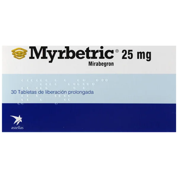 Myrbetric Mirabegron 25 Mg Axon Caja X 30 Tabletas