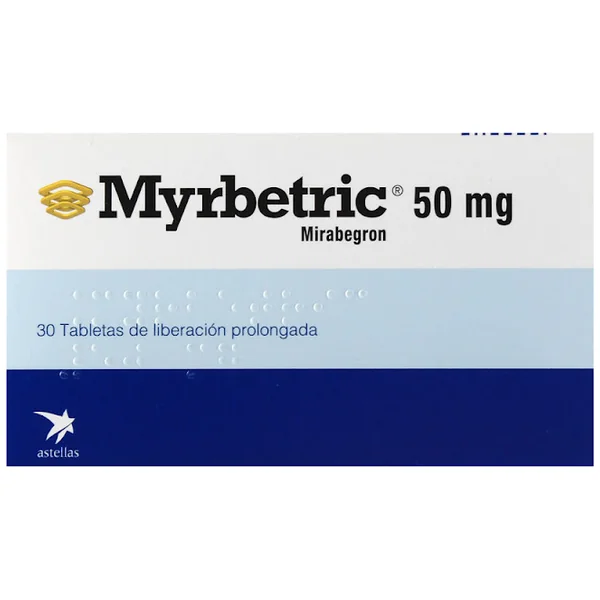 Myrbetric Mirabegron 50 Mg Axon Caja X 30 Tabletas