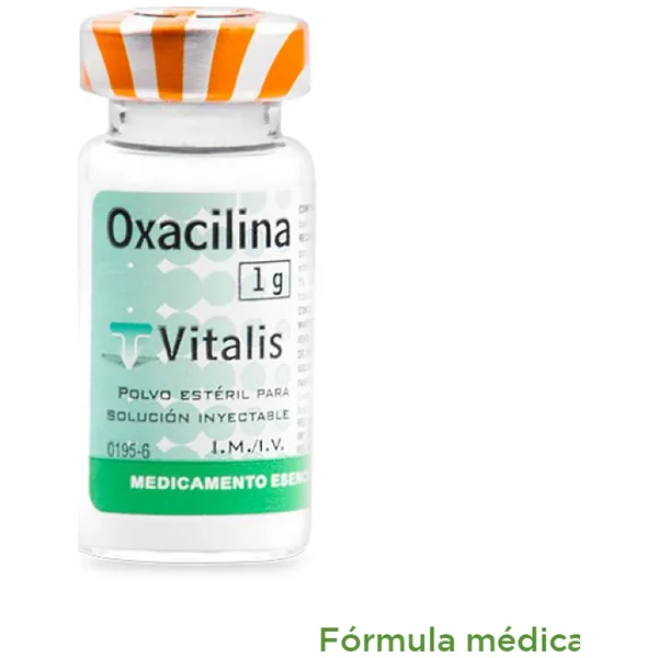 Oxacilina 1Gr Polvo Inyectable Caja X 1Vial Vitalis