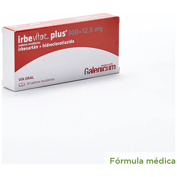 Irbevitae Plus Tableta Recubierta (12.5+300)Mg Caja X 28