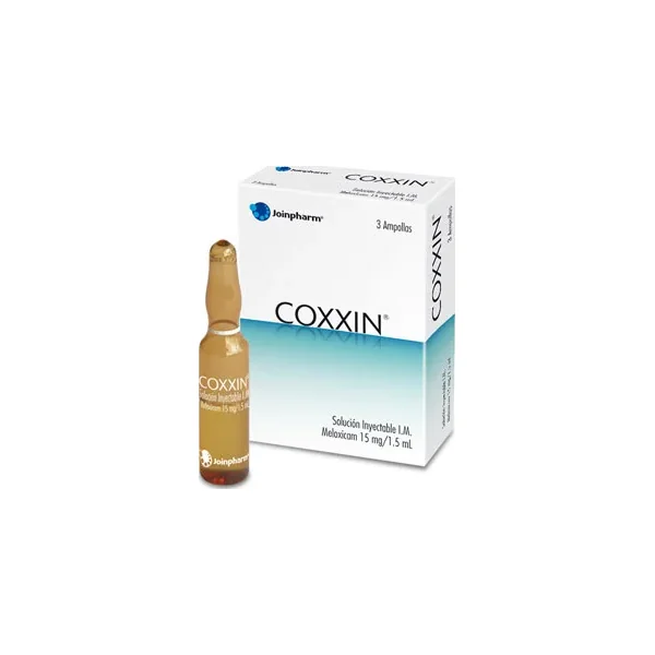 Coxxin 15 MG INY Caja X 3 AMP