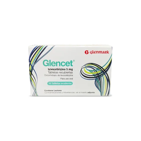 Glencet 5 MG Caja X 10 Tabs