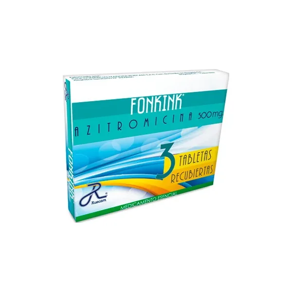 Fonkink 500 MG (Azitromicina) Caja X 3 Tabs