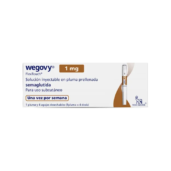 Wegovy Semaglutida 1.0mg Pluma Prellenada Caja x 1 Und