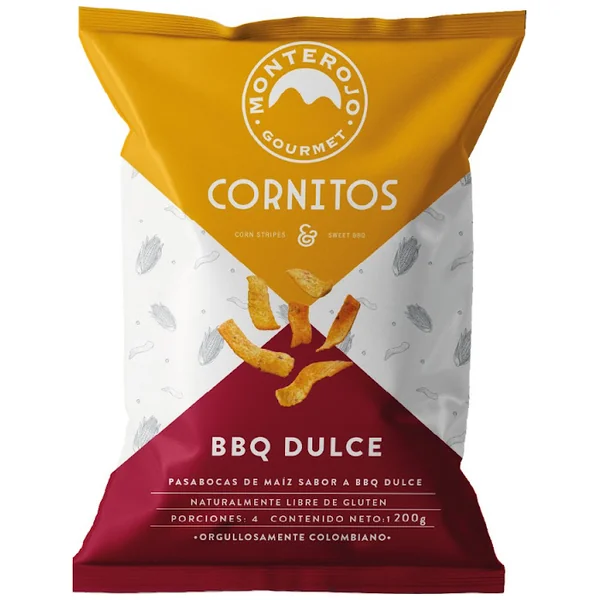 Cornitos Bbq Dulce Monterojo Bolsa X 200 Gr