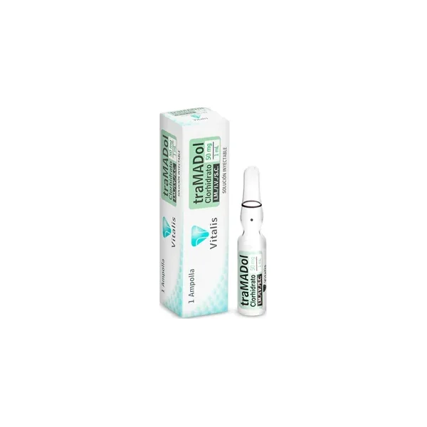 Tramadol 50 Mg/1ml Vitalis Caja X 1 AMP