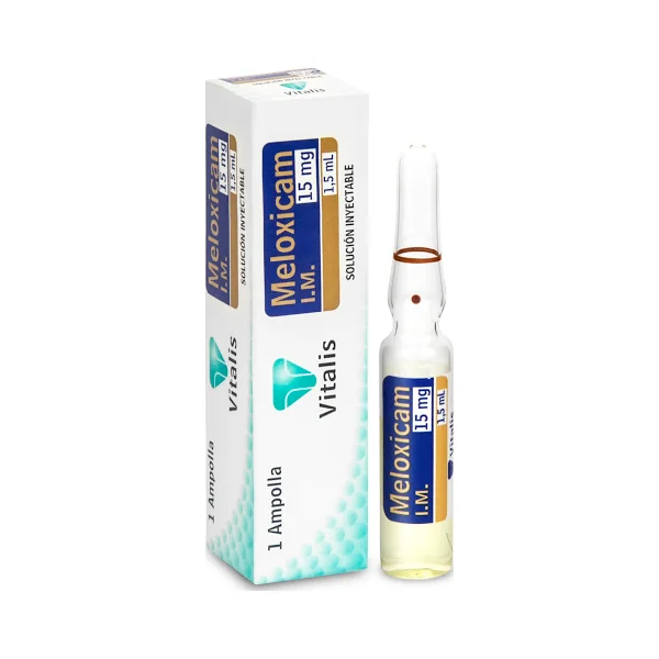 Meloxicam 15Mg/1.5ml Vitalis Caja X 1 Ampolla