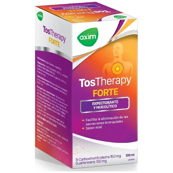 Tostherapy Forte (150+100)Mg/5Ml(3+2)% Jarabe Frasco X 120Ml Axim