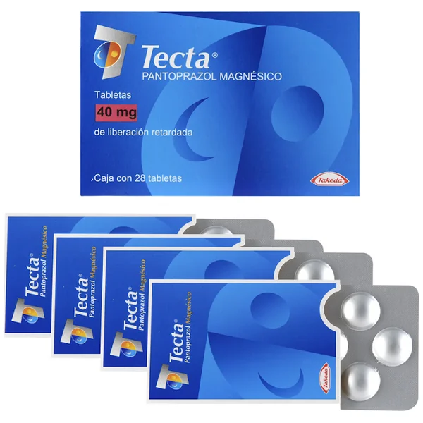 Tecta Pantoprazol Magnésico 40 Mg Takeda Caja X 28 Tabletas