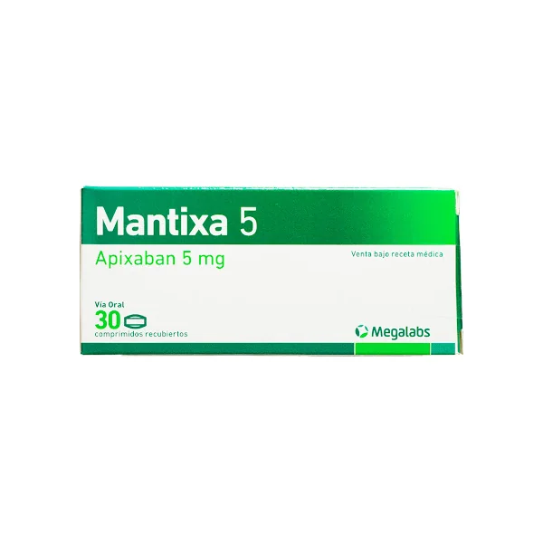 Mantixa Apixaban 5mg Megalabs Caja x 30 Comprimidos