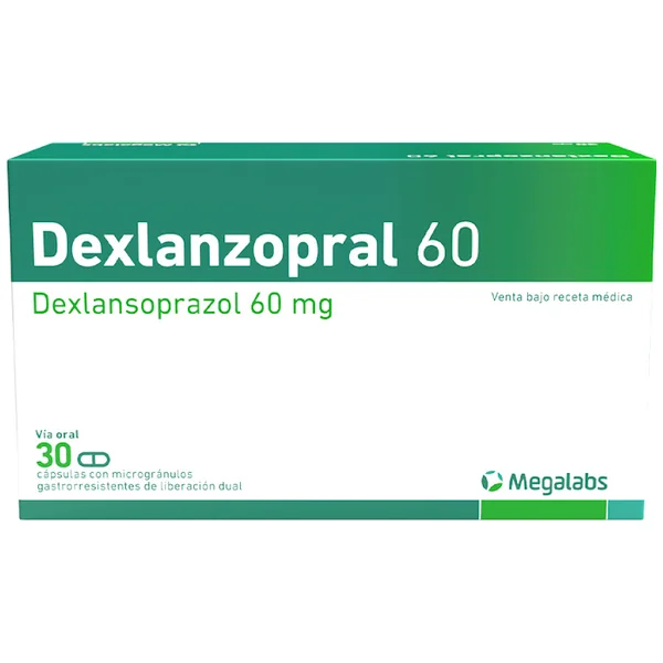 Dexlanzopral Dexlansoprazol 60 Mg Caja X 30 Cápsulas