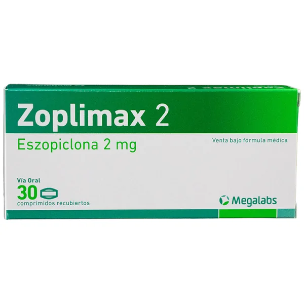 Zoplimax Eszopiclona 2Mg Megalabs Caja X 30 Tabletas