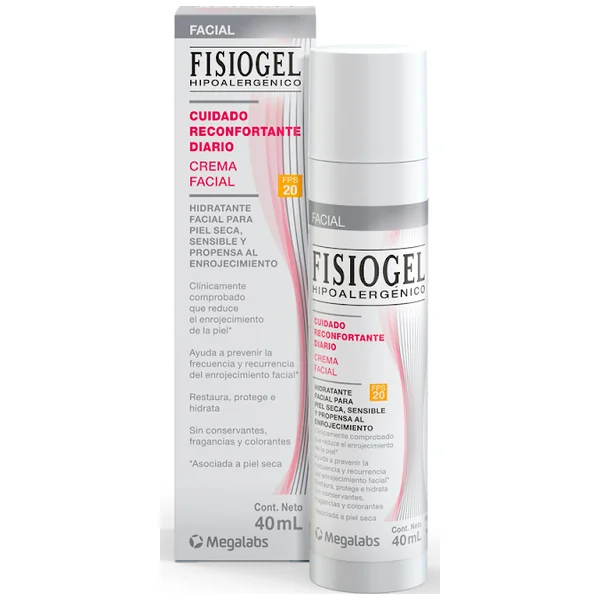 Crema Fisiogel Facial Fps 20 Tubo X 40 Ml