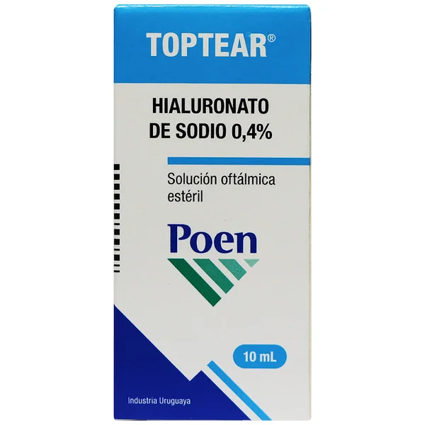 Toptear Hialuronato De Sodio 0.4% Poen Frasco X 10 Ml
