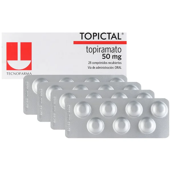 Topictal 50Mg Comprimidos Caja x28Com. Tecnofarma Topiramato          